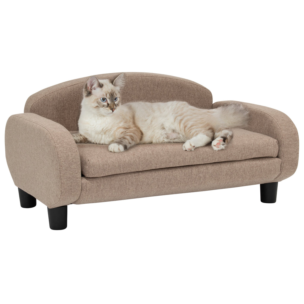 Pet Sofa Bed Small for Cats and Small Dogs, Sand 61009
