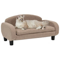 Pet Sofa Bed Small for Cats and Small Dogs, Sand 61009