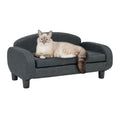 Pet Sofa Bed Small for Cats and Small Dogs, Gray 61013