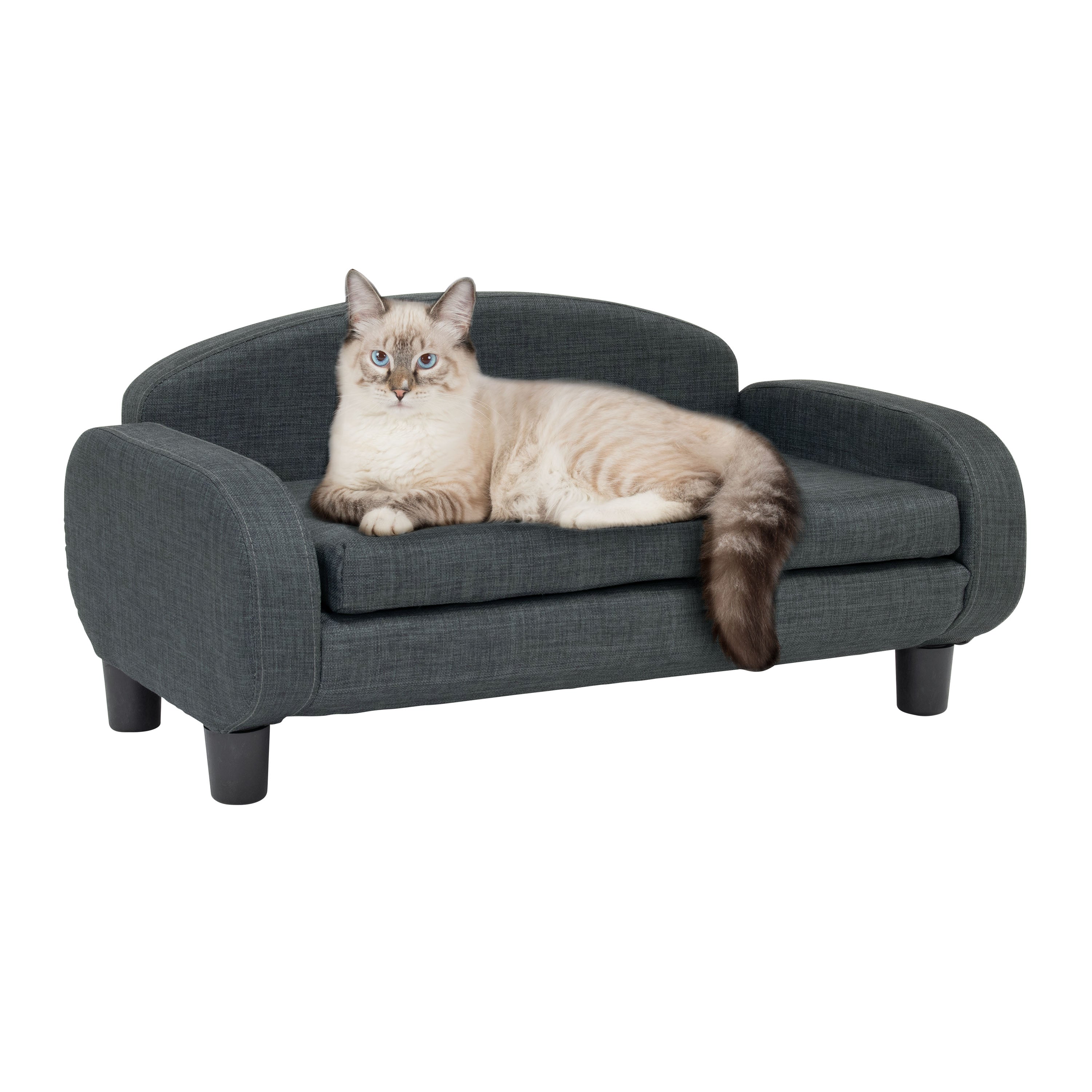 Pet Sofa Bed Small for Cats and Small Dogs, Gray 61013