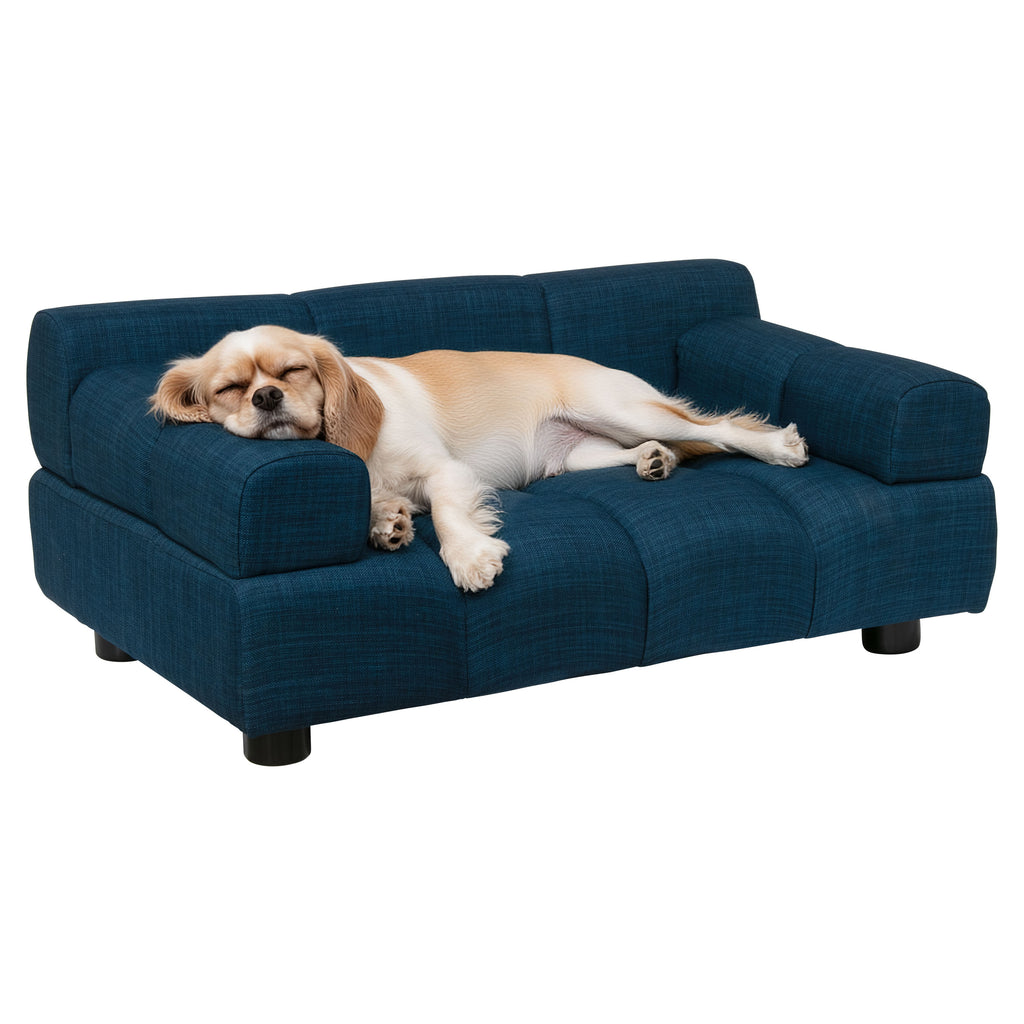 Pet Couch for Small to Medium Pets, Dark Blue