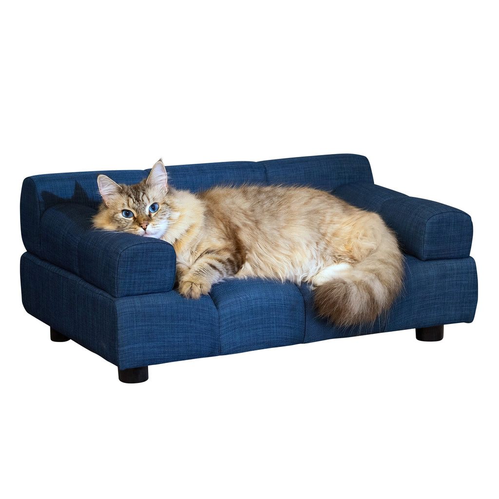 Pet Couch for Small to Medium Pets, Dark Blue