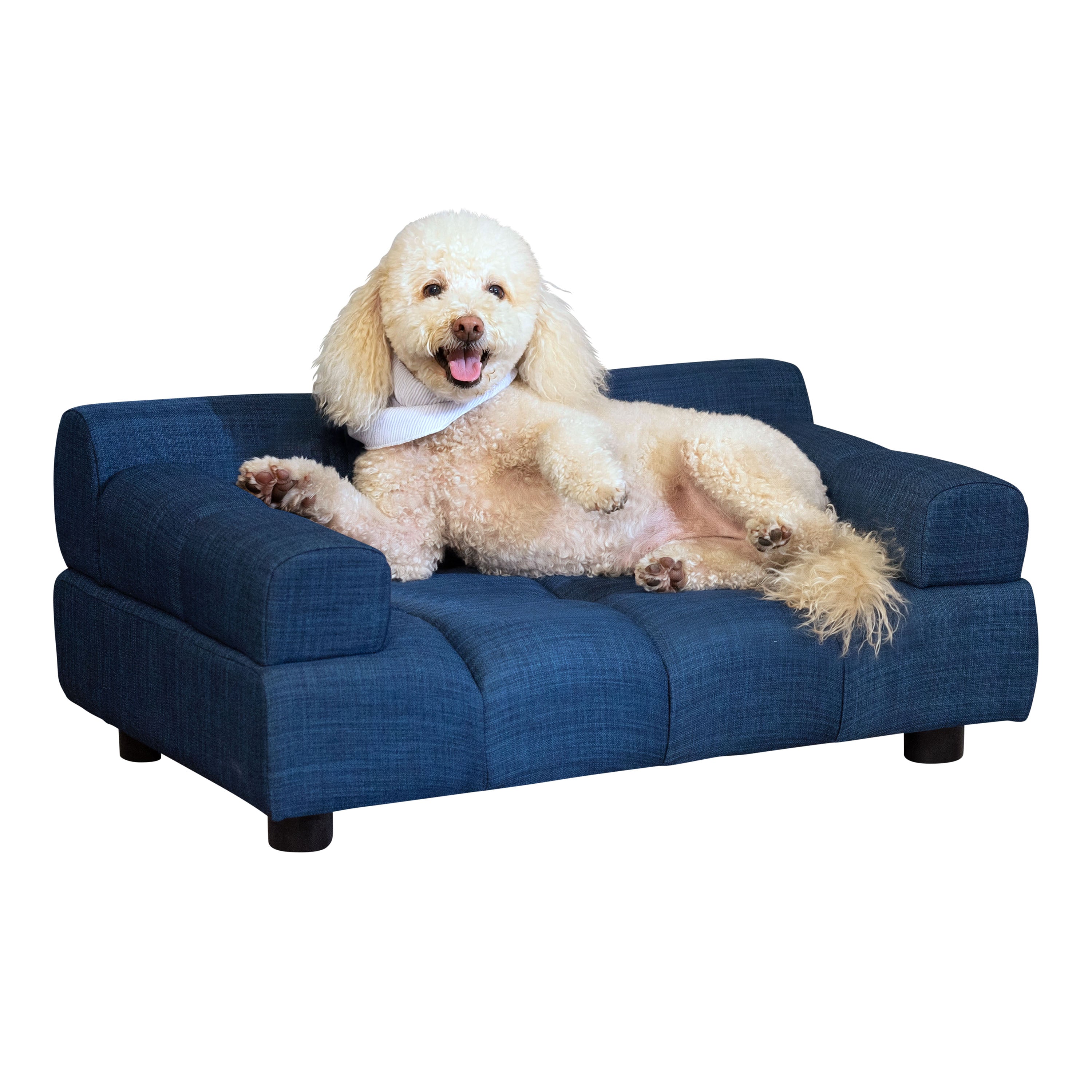 Pet Couch for Small to Medium Pets, Dark Blue