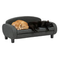 Pet Sofa Bed <strong>Medium</strong> for Small and Medium Dogs, Dark Gray